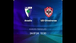 Anadia vs UD Oliveirense club friendly live stream [upl. by Vasiliki]