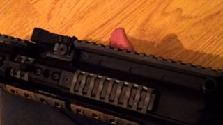 Airsoft 15C lipo vs 35C lipo battery SCARH [upl. by Annayad552]