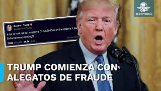 Donald Trump denuncia fraude masivo en Filadelfia Pensilvania [upl. by Inej]