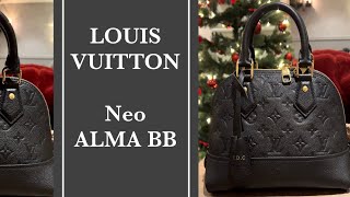 LOUIS VUITTON NEO ALMA BB  MONOGRAM EMPREINTE LEATHER [upl. by Adelaja]