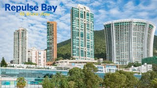 Repulse Bay Hong Kong by Drone 4k  Hong Kong Island Repulse Bay Drone View [upl. by Barber247]