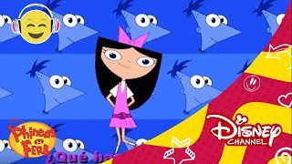 Phineas y Ferb Videoclip karaoke quot¿Qué hacéis juntosquot  Disney Channel Oficial [upl. by Afton734]