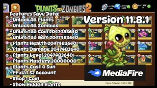 Save Data Plants vs Zombies 2 Version 1181  OBB Show Hidden Plants  PPdat 52 Account Gameplay [upl. by Donnie]