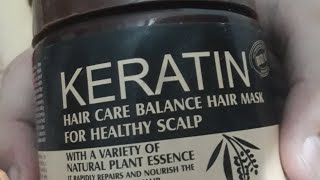 Keratin Hair treatment Mask for damage hairGhar pr keratin krne ka treeka [upl. by Slein]