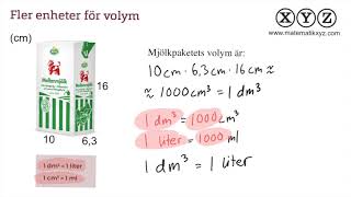 Y 34 Enheter för volym [upl. by Schechter340]