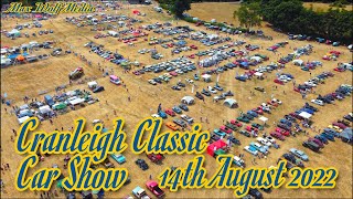 Cranleigh Lions Classic Car Show 4K Drone Footage 2022 [upl. by Yajiv612]