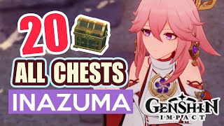 ALL CHESTS IN INAZUMA  Seirai Outer Islands  COMPLETE GUIDE 21【 Genshin Impact 】 [upl. by Chad]