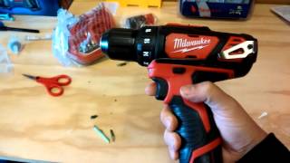 MILWAUKEE M12 CORDLESS DRILL DRIVER REVIEW [upl. by Dyann978]