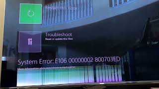 Xbox one error fix  E106 Xbox one hard drive startup error fix solution  tech videos [upl. by Swor167]