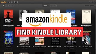 How to Find Kindle Library on Amazon 2024 [upl. by Schouten]