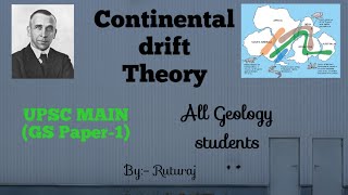 Continental drift theory with evidences Detailed explanation By Ruturaj [upl. by Notlem]