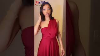 How to wear a convertible infinity dress tutorialsInfinityDresscom infinitydress [upl. by Lisan52]