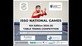 ISSO National Games  Table Tennis Day4 [upl. by Alyda]