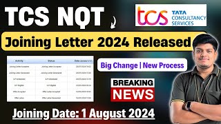 🔥TCS Joining Letter Released  Breaking News  TCS Joining Letter 2024  Joining Survey  Big Change [upl. by Sanson]