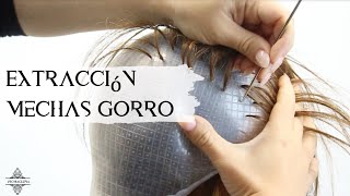 Cómo hacer MECHAS de GORRO paso a paso fácil YoMeQuedoEnCasa y péinate conmigo [upl. by Orren896]