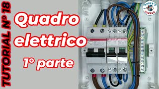 Come realizzare un piccolo quadro elettrico Nuovi video sui quadri elettrici in descrizione [upl. by Anaihs]