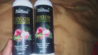 Phillauri Onion Shampoo Review nd uses in hindi [upl. by Niple]