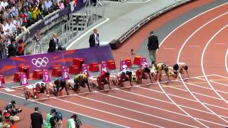 Olympics 2012  Mens 110m Hurdles Final [upl. by Annairam]