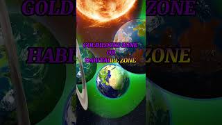 Goldilocks zone or Habitable zone क्या है shortsvideo shorts [upl. by Glendon]