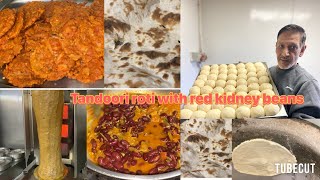 Tandoori roti with red kidney beans 🫘 Beans byzamsvlogsuk ￼ [upl. by Eux]