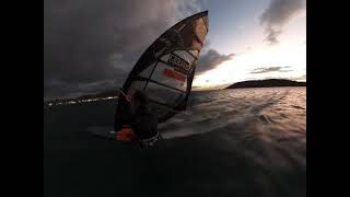 Windsurfing session in the dark [upl. by Suidualc]