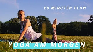 Yoga am Morgen  20 Minuten Level 12 💙 Deine Yoga Morgenroutine für Detox amp mehr [upl. by Alita755]