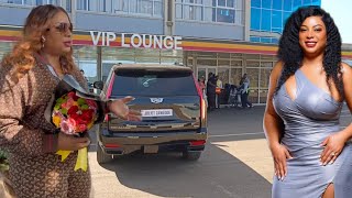 Juliet Zawedde Alaze Amanyi ku Airport Nyambala Original Engoye Munsange mu Noni Vie nga 21st [upl. by Anem470]