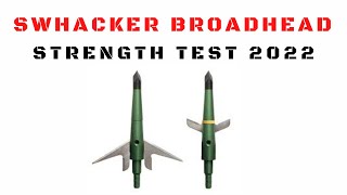 Swhacker Broadhead Testing amp Results 2quot Cut 100 gr deerhunting [upl. by Dippold]