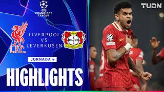 HIGHLIGHTS  Liverpool vs Bayer Leverkusen  UEFA Champions League 2425  TUDN [upl. by Velda]