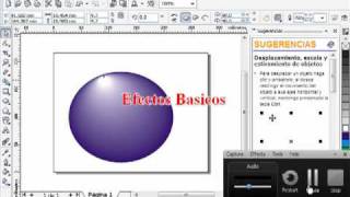 CURSO COREL DRAW X3 PART 1 EFECTOS EN COREL DRAW X3 PART1 [upl. by Eveneg638]