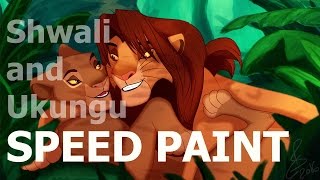 The Lion King  Shwali and Ukungu Jungle Cuddle [upl. by Magdaia]