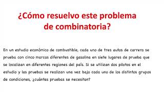 ¿Cómo resuelvo este problema de combinatoria [upl. by Suvart15]