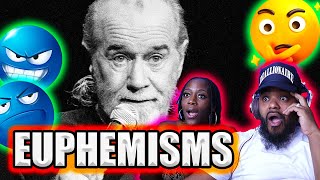 George Carlin Euphemisms Linguistic GOAT BLACK COUPLE REACTS [upl. by Latty]