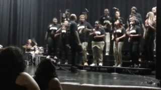 DJ Playing Drums for Jesse Bethel High School Choir [upl. by Upali]