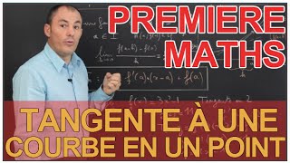 Tangente à une courbe en un point  Dérivation  Maths 1ère  Les Bons Profs [upl. by Nlyak]