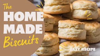 Easy Homemade Biscuits Recipe Fluffy and Delicious [upl. by Resay413]