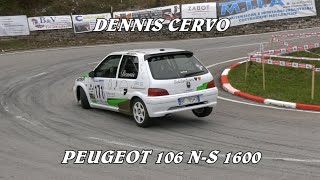 SALITA PEDAVENA  CROCE DAUNE 2024  DENNIS CERVO  PEUGEOT 106 NS 1600  BY BELLUNOVIDEO [upl. by Lalita]