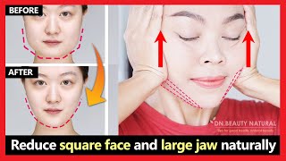 Best result Reduce Square face amp Large jaw make the face slimmer New Exercises the facial bone [upl. by Anival]