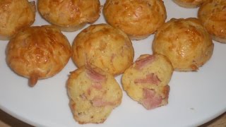 Mini cake salé au jambon et fromage  Recette spécial apéro [upl. by Aver]