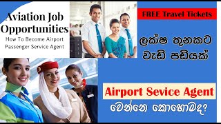 How To Become Airport Passenger Service  Airport Ground Staff Requirements amp Benefits [upl. by Apeed]