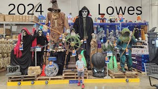 First look at Lowes 2024 halloween decor [upl. by Ahsemak955]