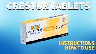 Crestor tablets how to use How to lower cholesterol indications contraindications [upl. by Faunie]