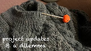 Knitcast 32 Socks WIPs amp a dilemma [upl. by Essinger]