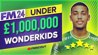 MUSTSIGN CHEAP Wonderkids Under 1M In FM24  Football Manager 2024 Wonderkids [upl. by Aietal104]