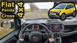 Fiat Panda Cross 4x4 09 TwinAir 2021  POV test drive [upl. by Eralc160]