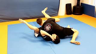 BackStep Pass  Open Guard Pass Basics BJJ Grappling for MMA [upl. by Niltiak]