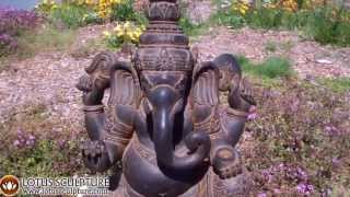 Ganesh Stone Garden Statue Ganesha garden sculpture from Bali [upl. by Ailam583]