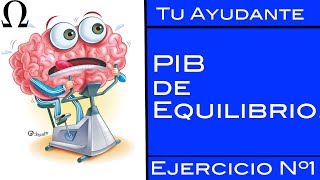 PIB de Equilibrio  LR Ejercicio Nº1  Tu Ayudante Economía [upl. by Iniretake]