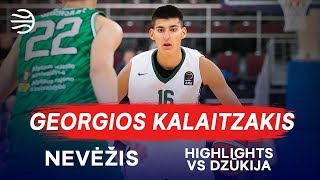 Georgios Kalaitzakis Highlights vs Sintek–Dzukija [upl. by Eliot]