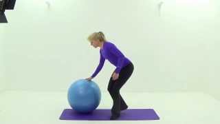 Pregnancy posture pelvic floor exercises and using a birthing ball [upl. by Akimal373]